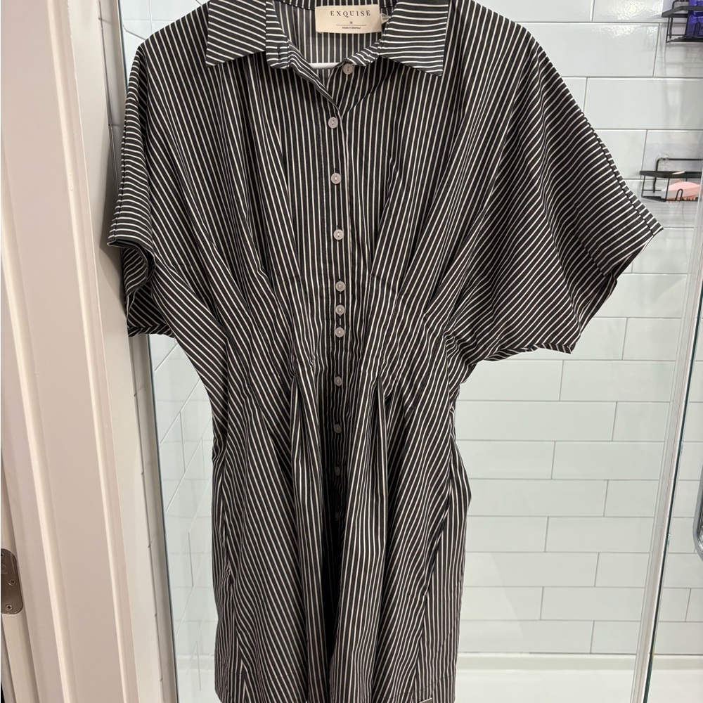 Toni’s Mini Shirt Dress by Exquise